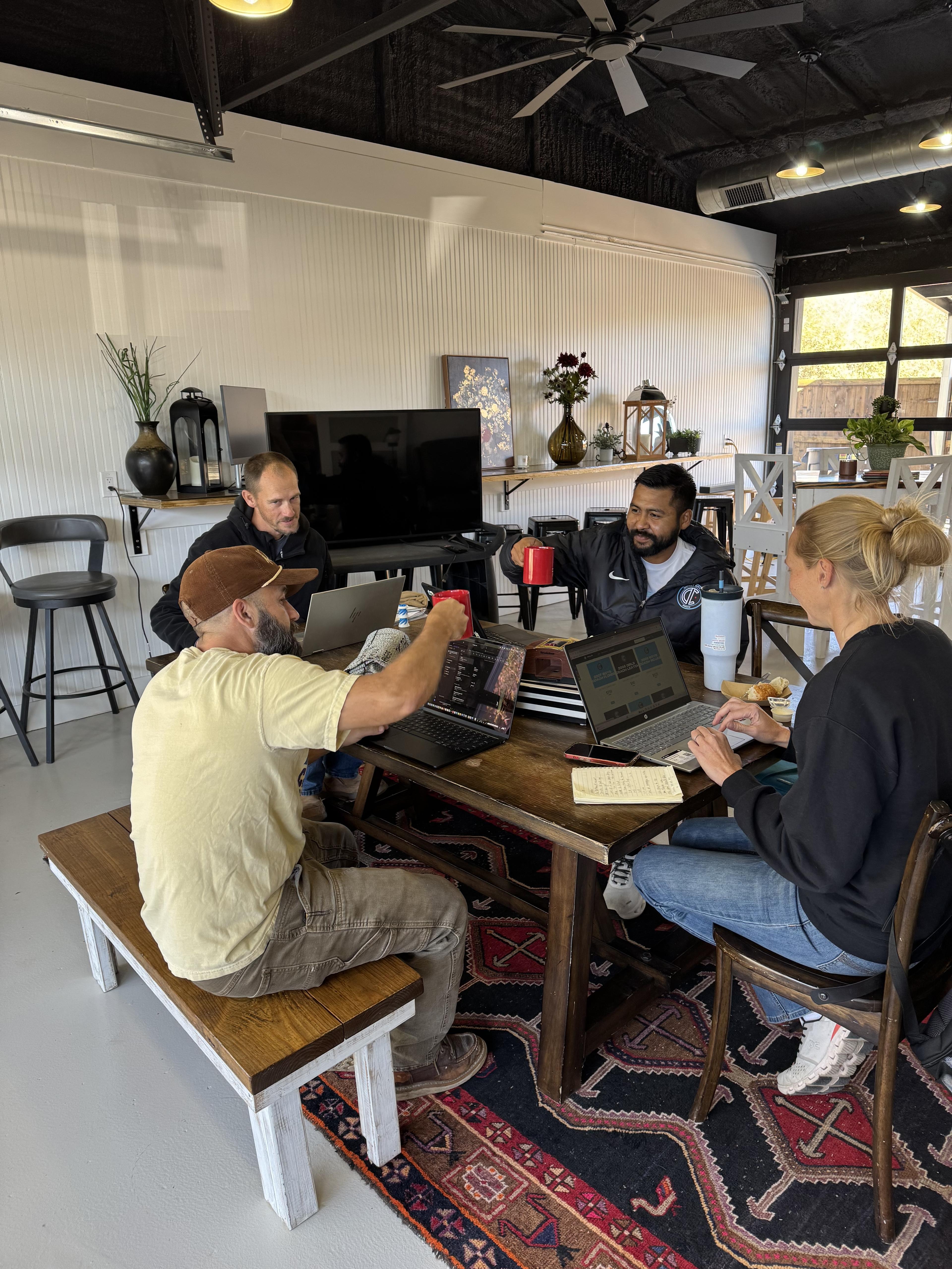 Image of The Twisted Pearl with 'Rent This Space' sign.